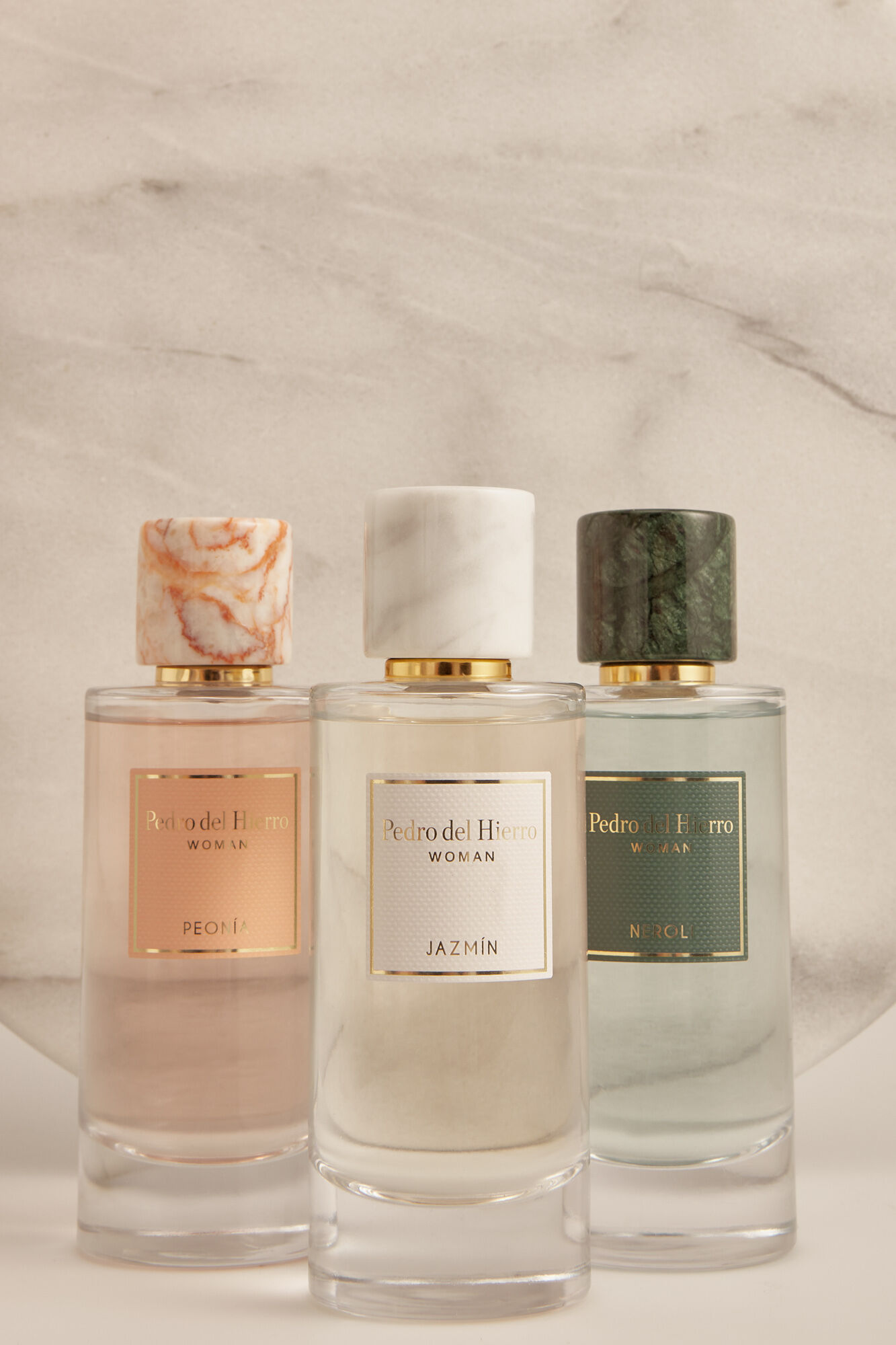 Pedro del Hierro Fragr&acirc;ncia woman pedras pe&oacute;nia Rosa