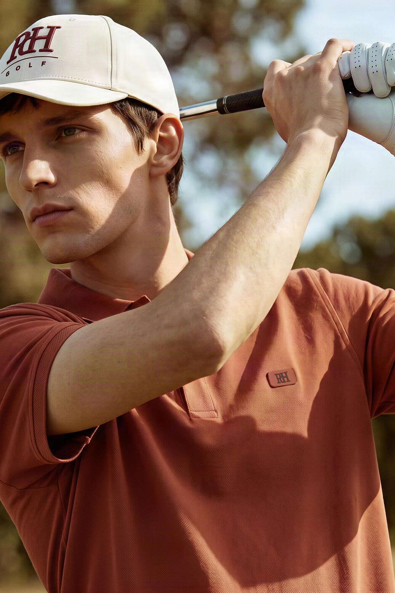 Pedro del Hierro Plain jacquard collar polo shirt