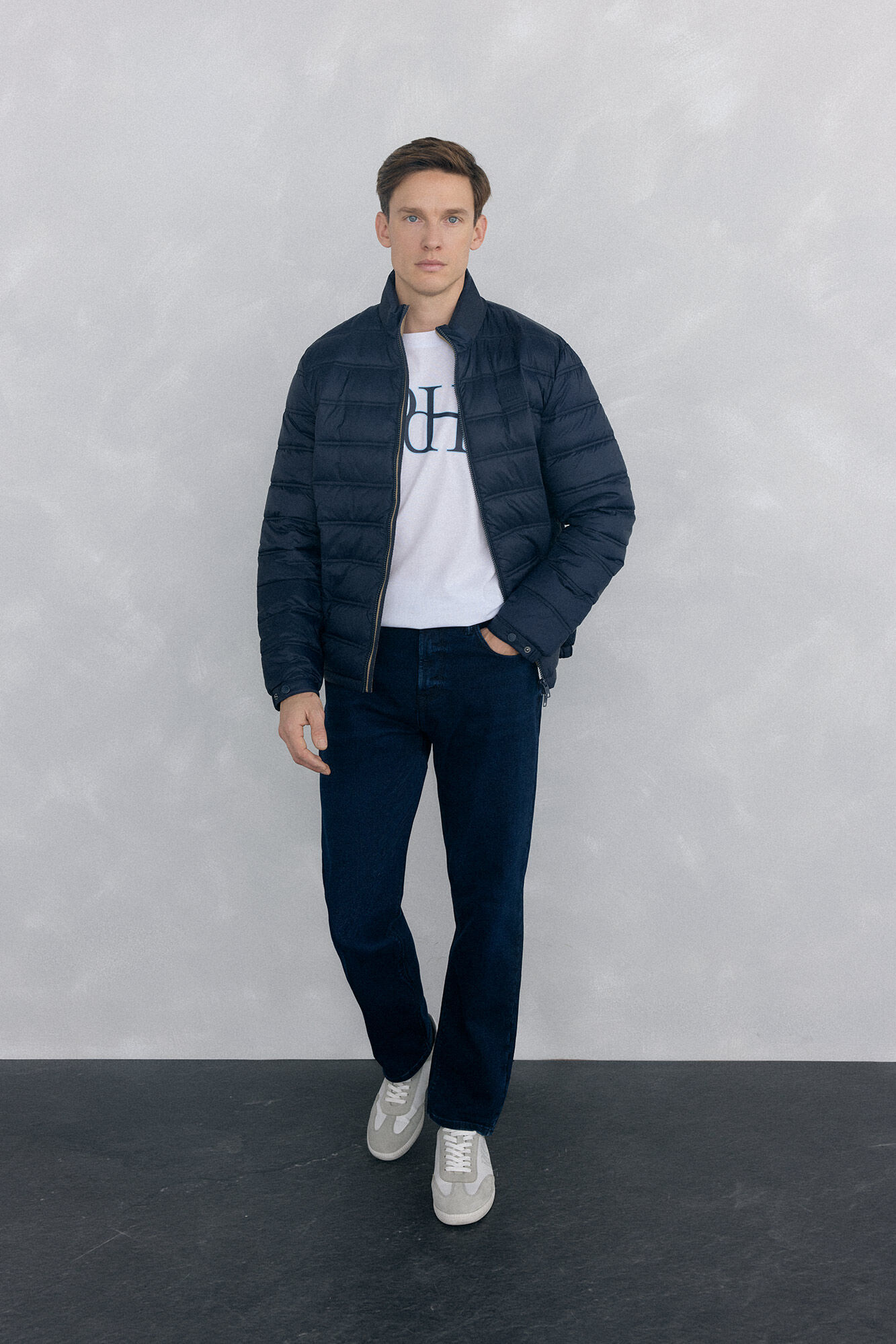 Pedro del Hierro Large logo T-shirt White