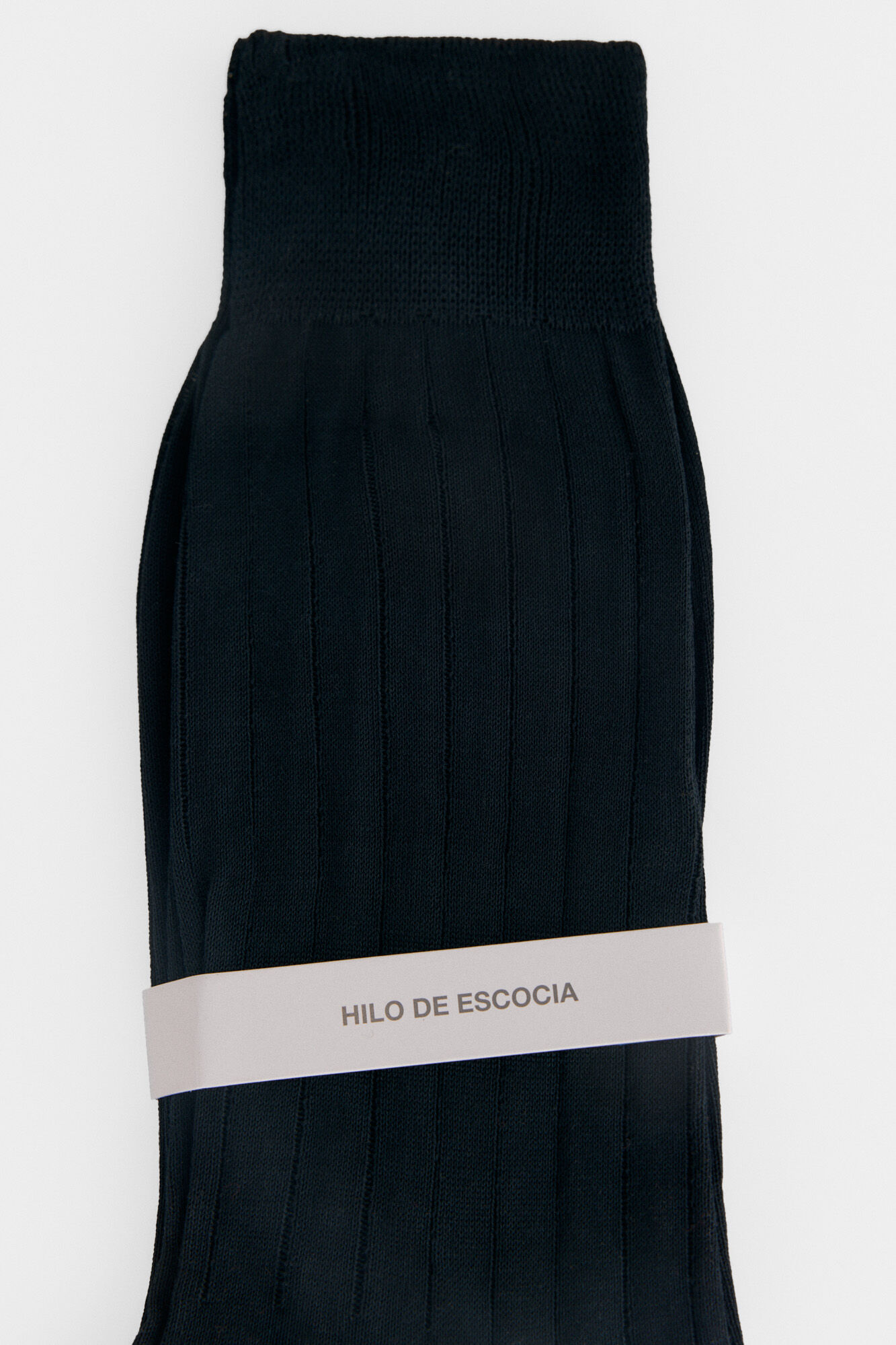 Pedro del Hierro Plain dress socks Black