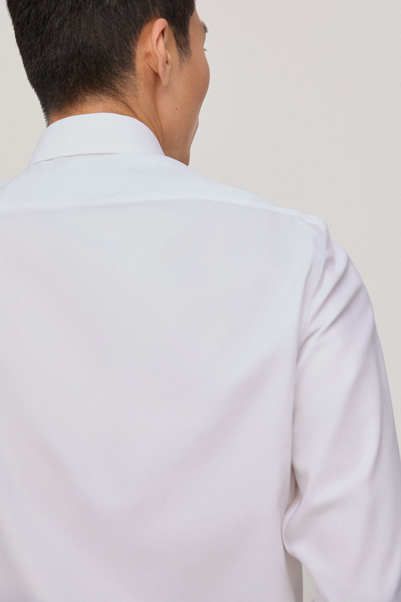 Pedro del Hierro Camisa vestir pu&ntilde;o gemelo non iron y antimanchas estructura lisa classic fit White