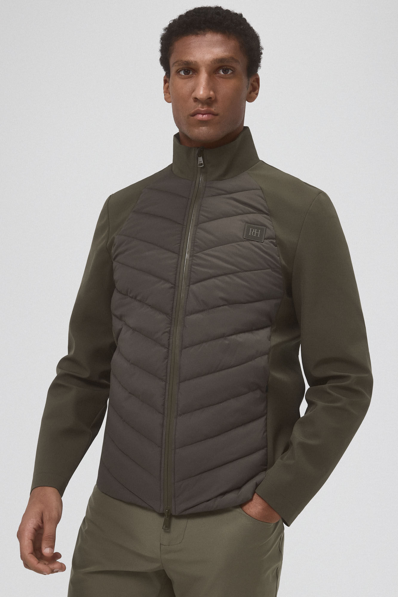Pedro del Hierro Padded golf jacket Green