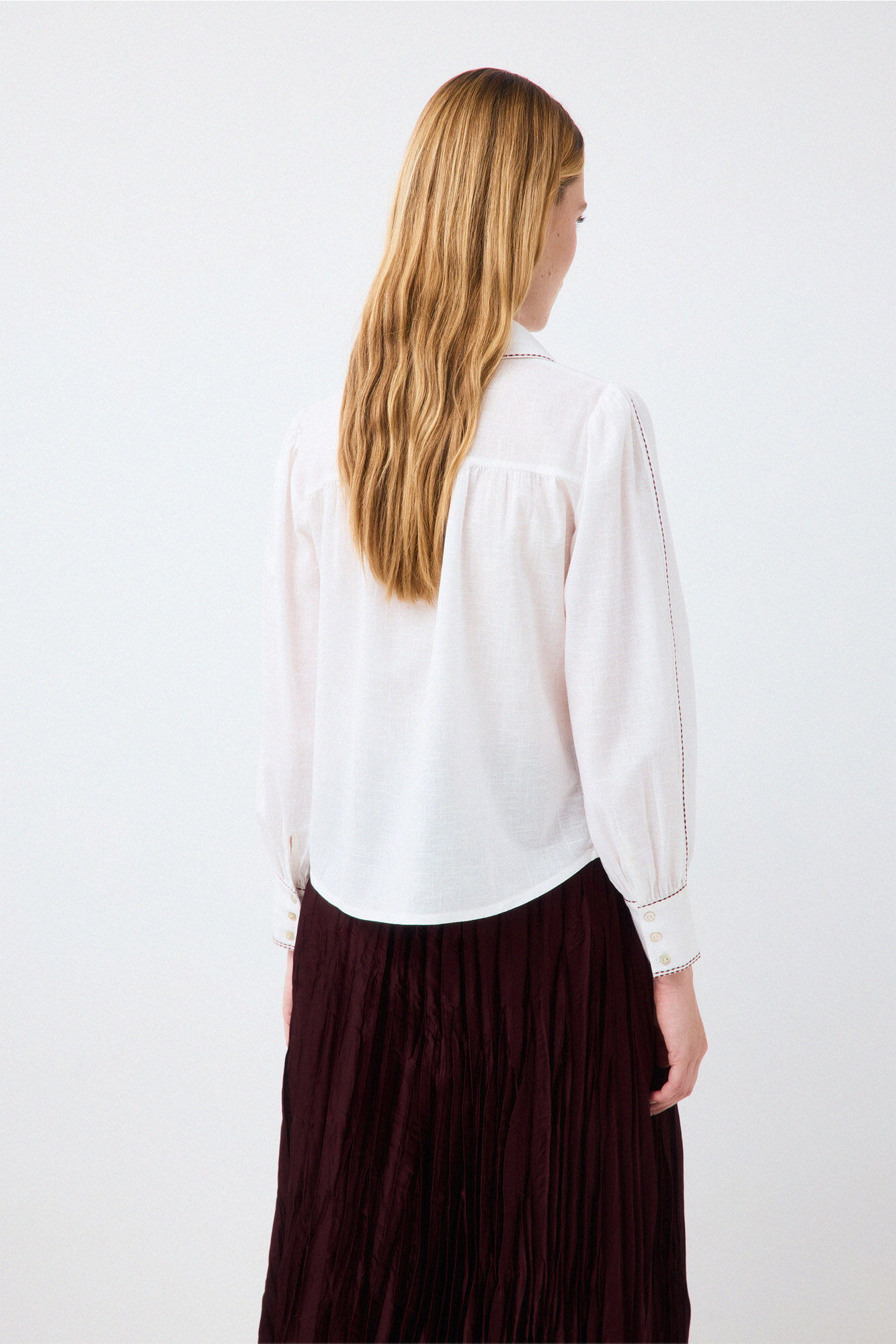 Pedro del Hierro Cotton blouse Ecru