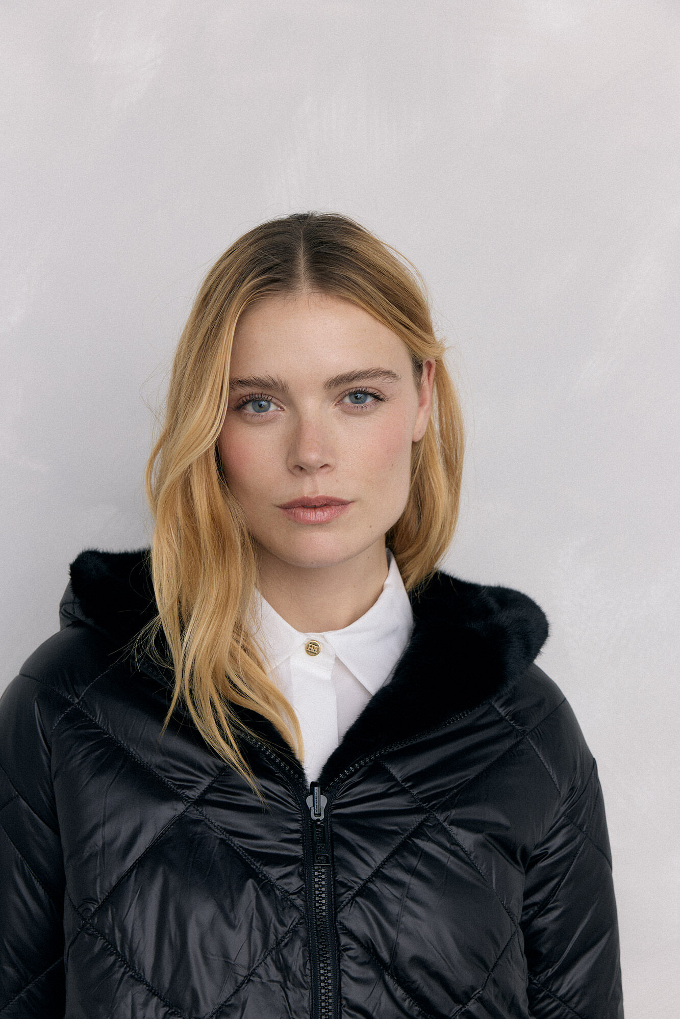 Pedro del Hierro Parka de pele revers&iacute;vel Preto