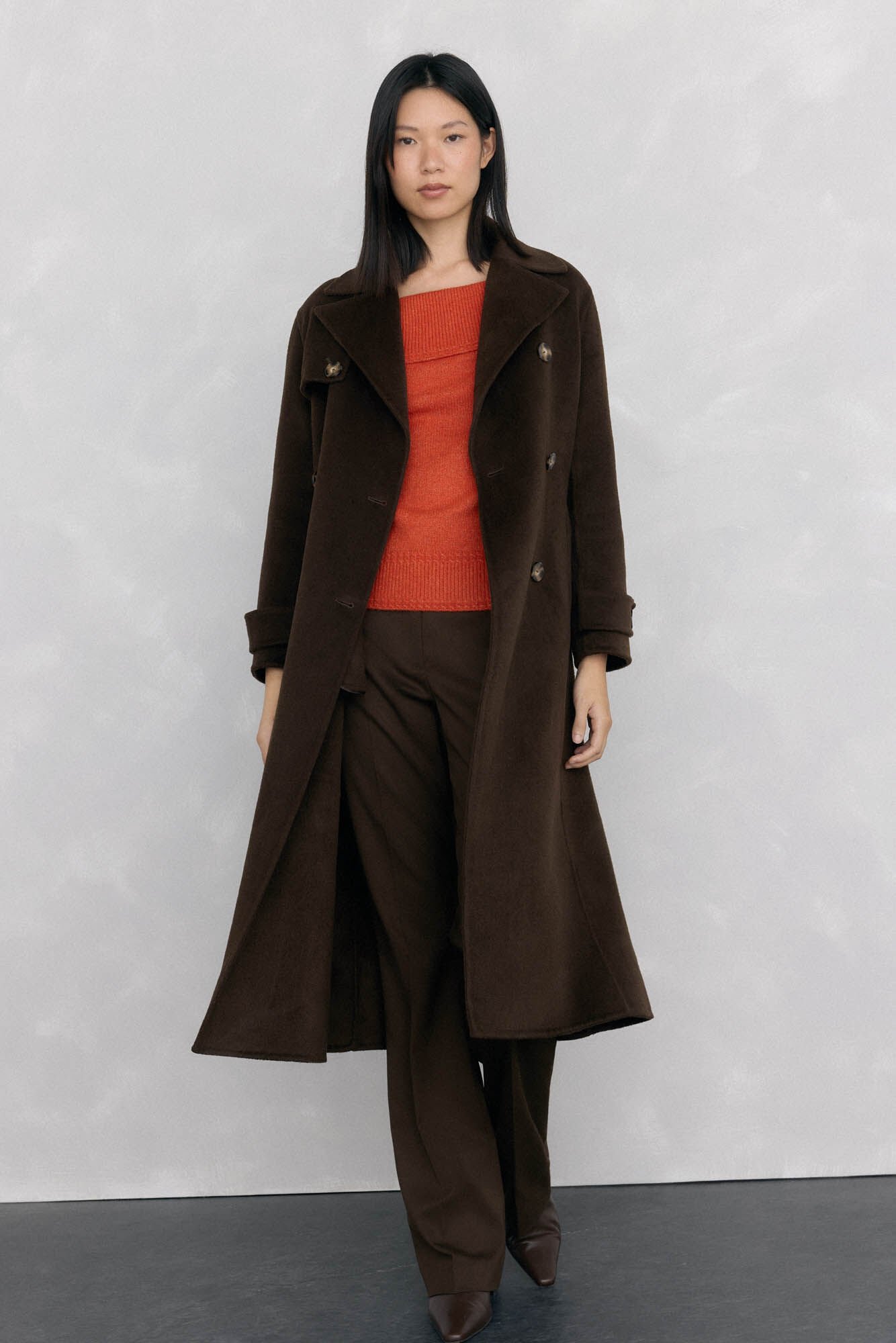 Pedro del Hierro Su&eacute;ter com gola redonda Laranja