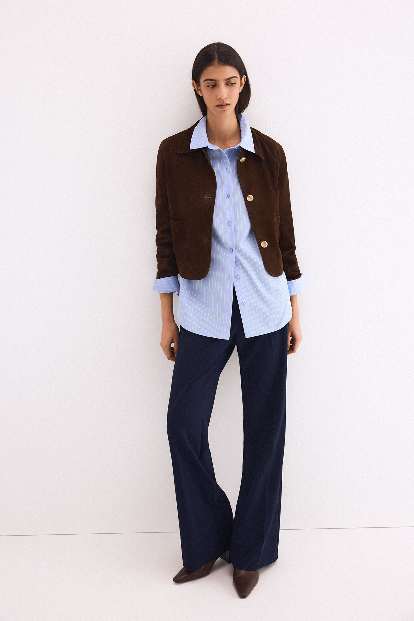 Pedro del Hierro Flare suit trousers