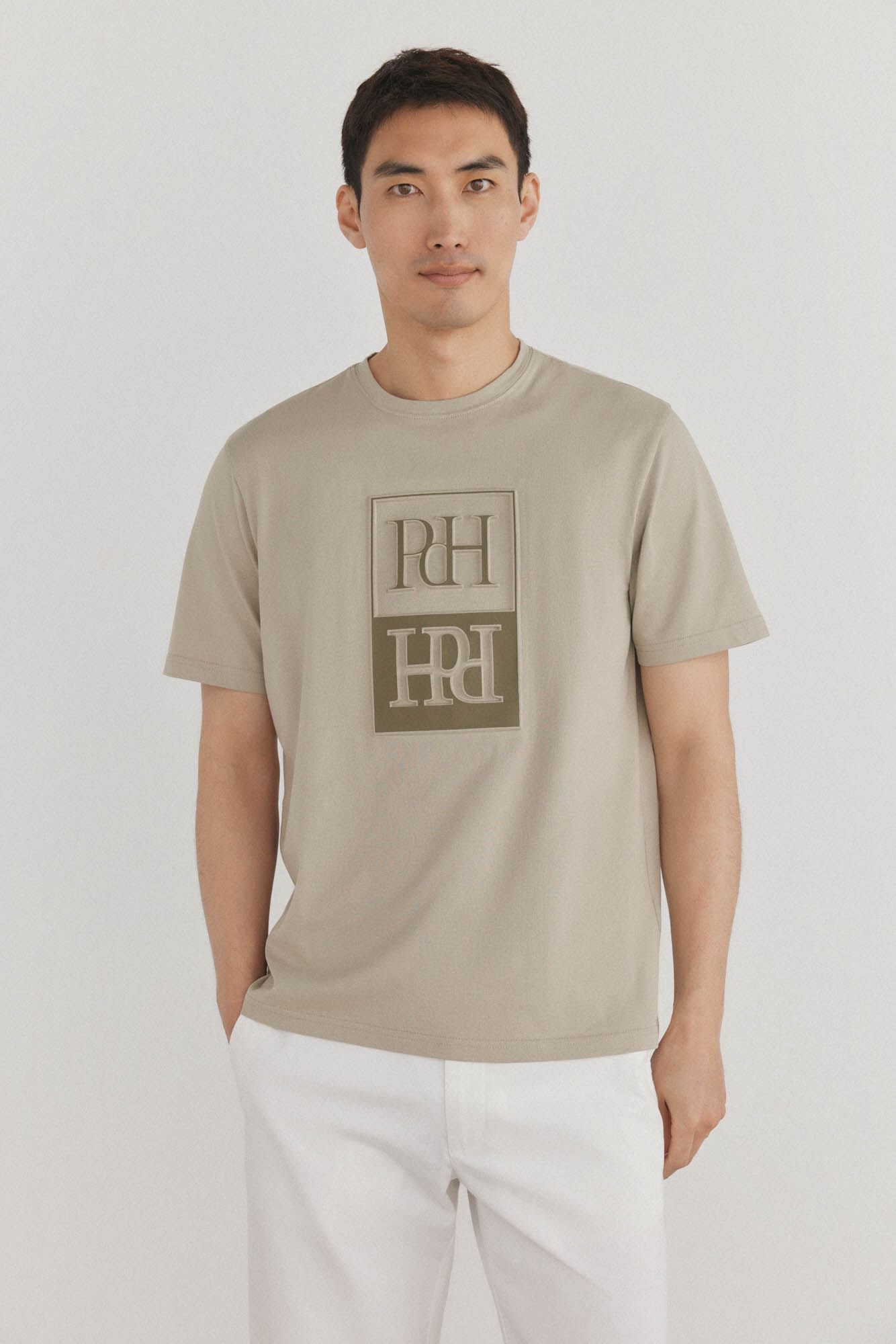 Pedro del Hierro Relief logo T-shirt