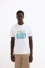 Pedro del Hierro Large logo T-shirt White