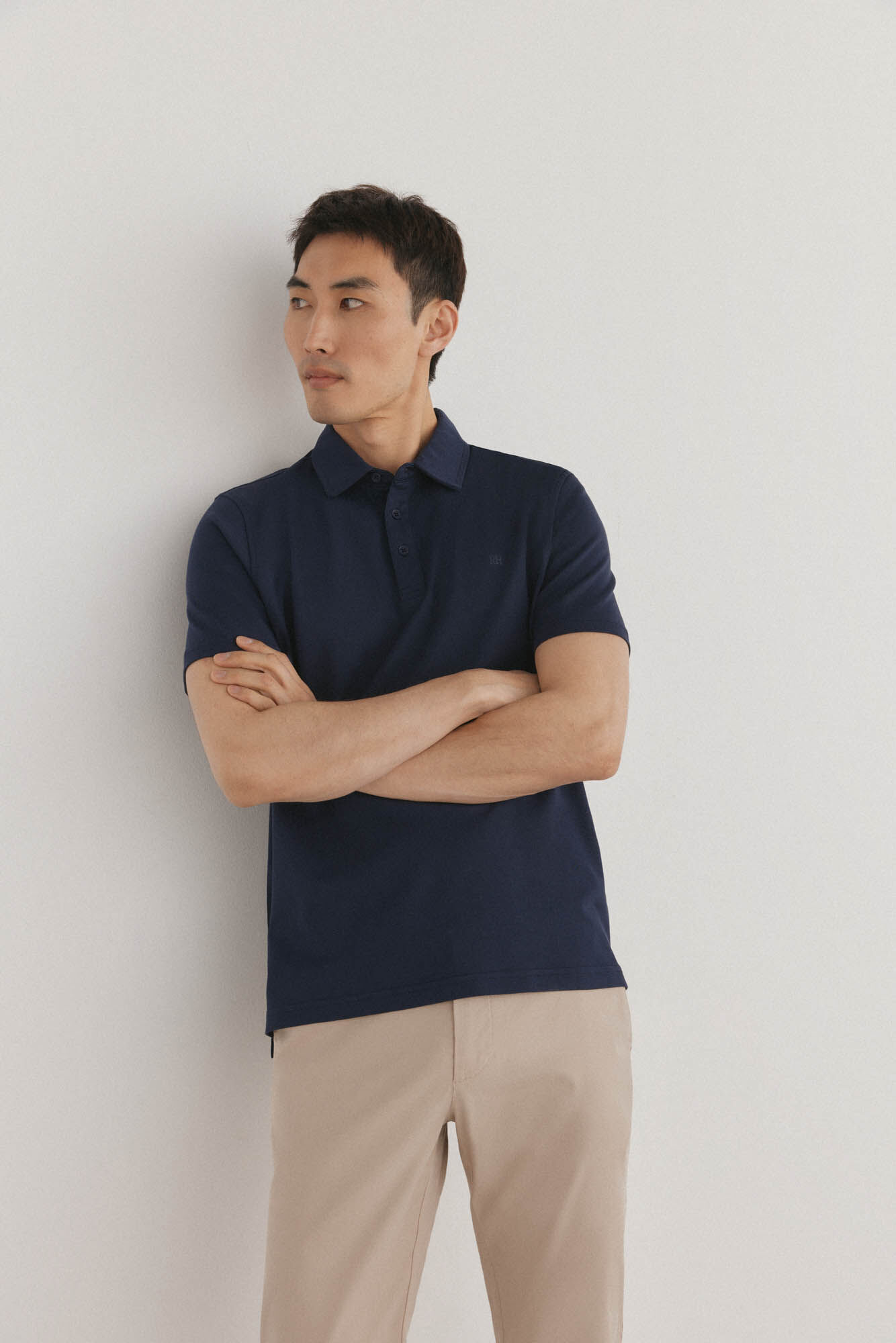 Pedro del Hierro Mercerized polo shirt