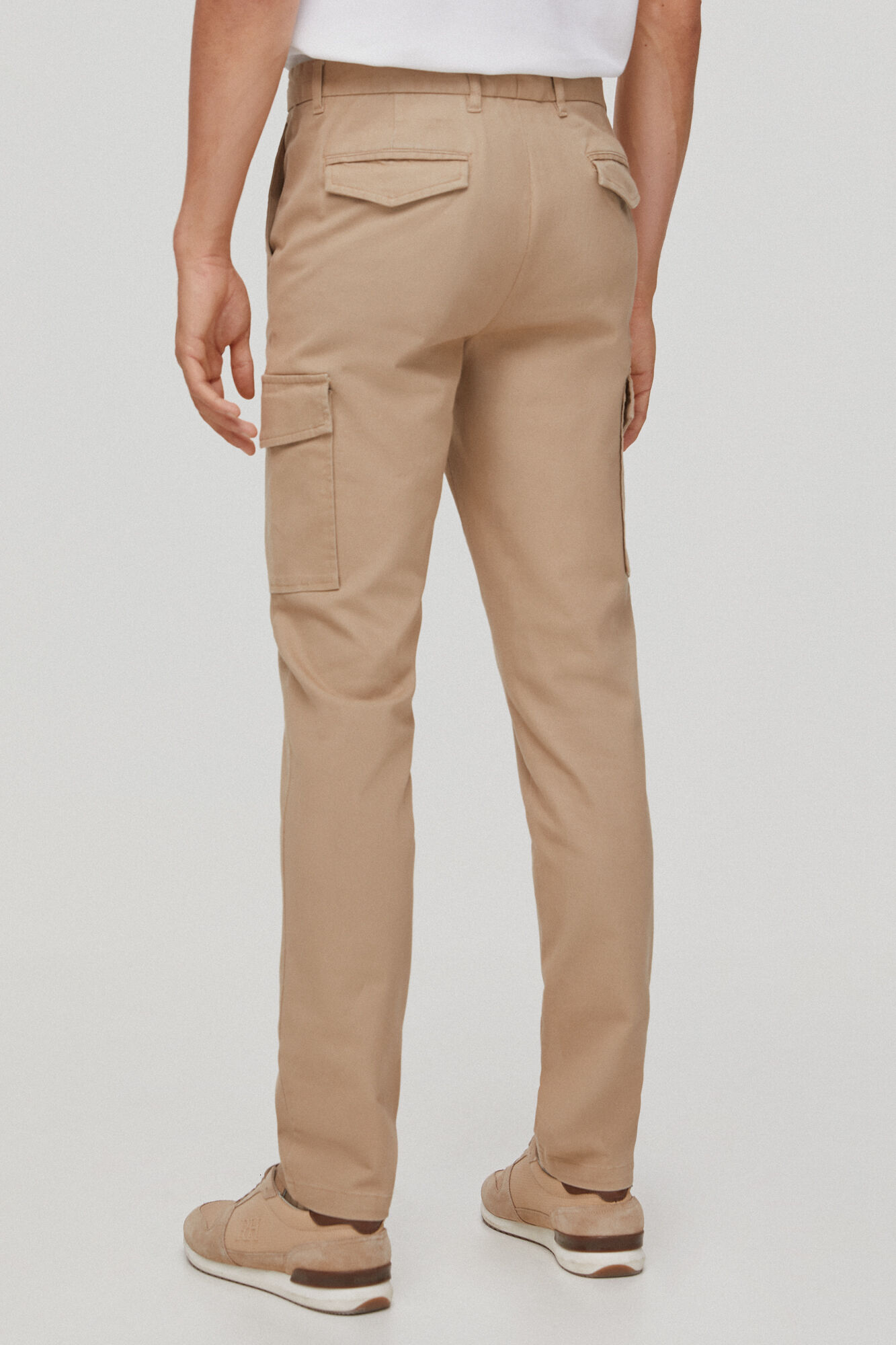 Pedro del Hierro Pantal&oacute;n cargo s&uacute;per suave Beige
