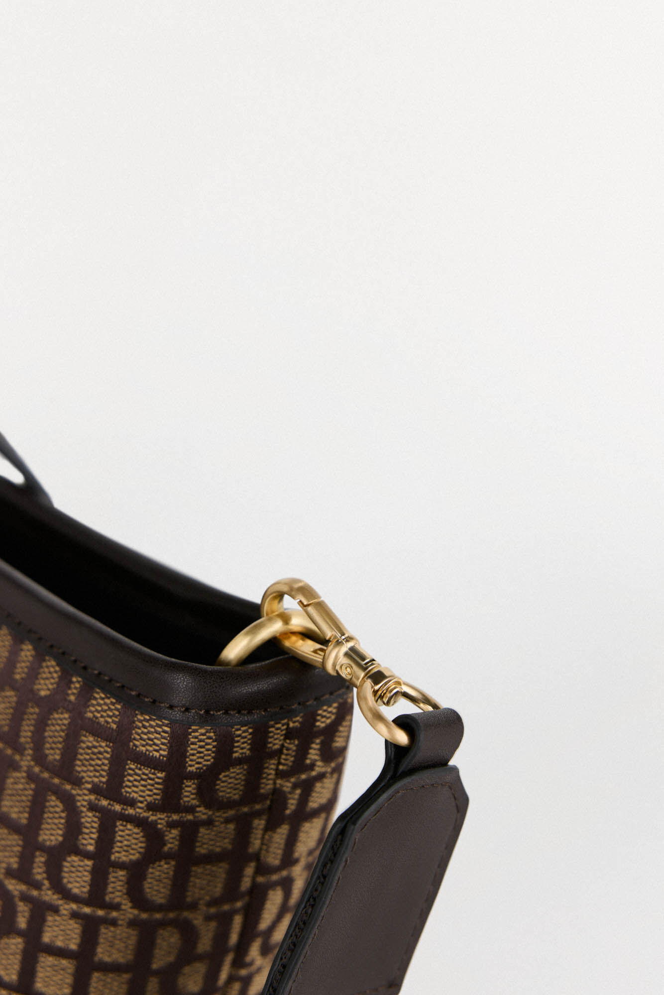 Pedro del Hierro Bolsa tote jacquard (m) Marrom