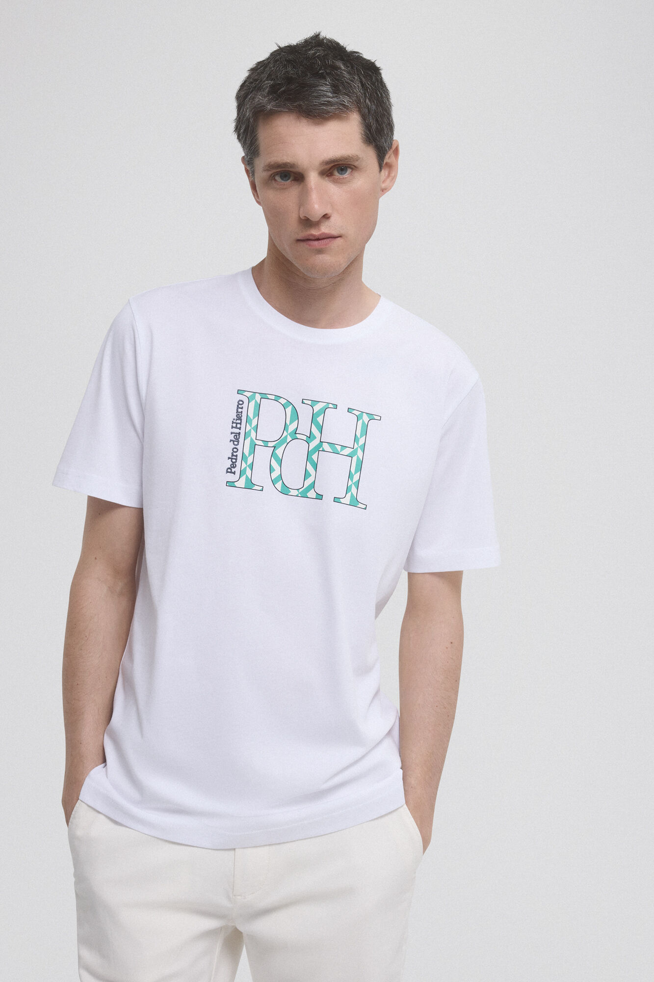 Pedro del Hierro Logo print T-shirt White