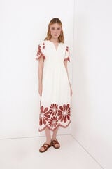 Pedro del Hierro Lace romantic dress Ecru
