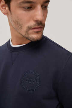 Pedro del Hierro Crew neck sweatshirt Blue