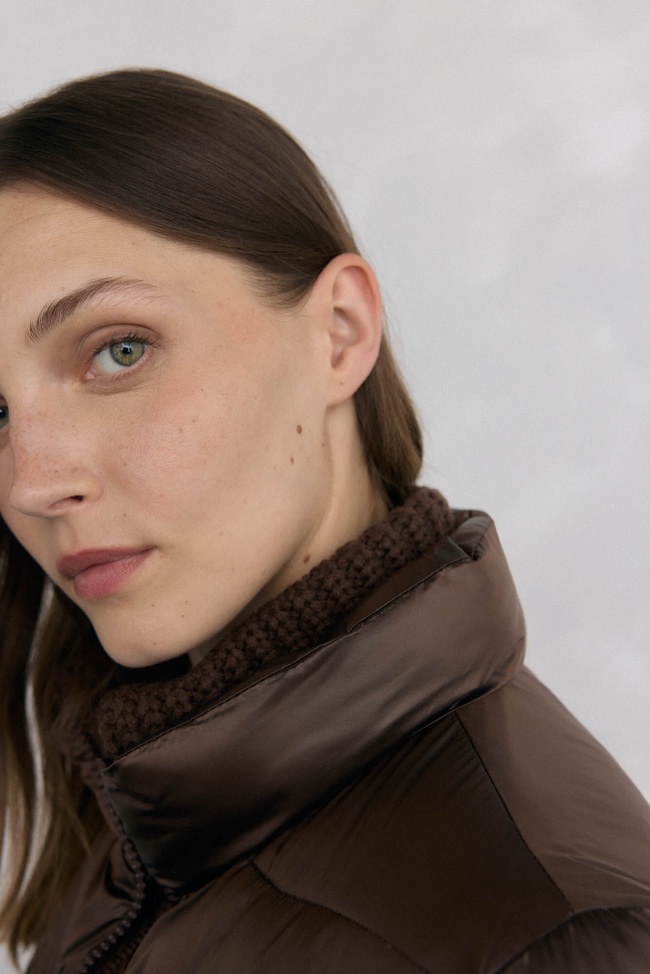 Pedro del Hierro Parka comprida acolchoada Marrom