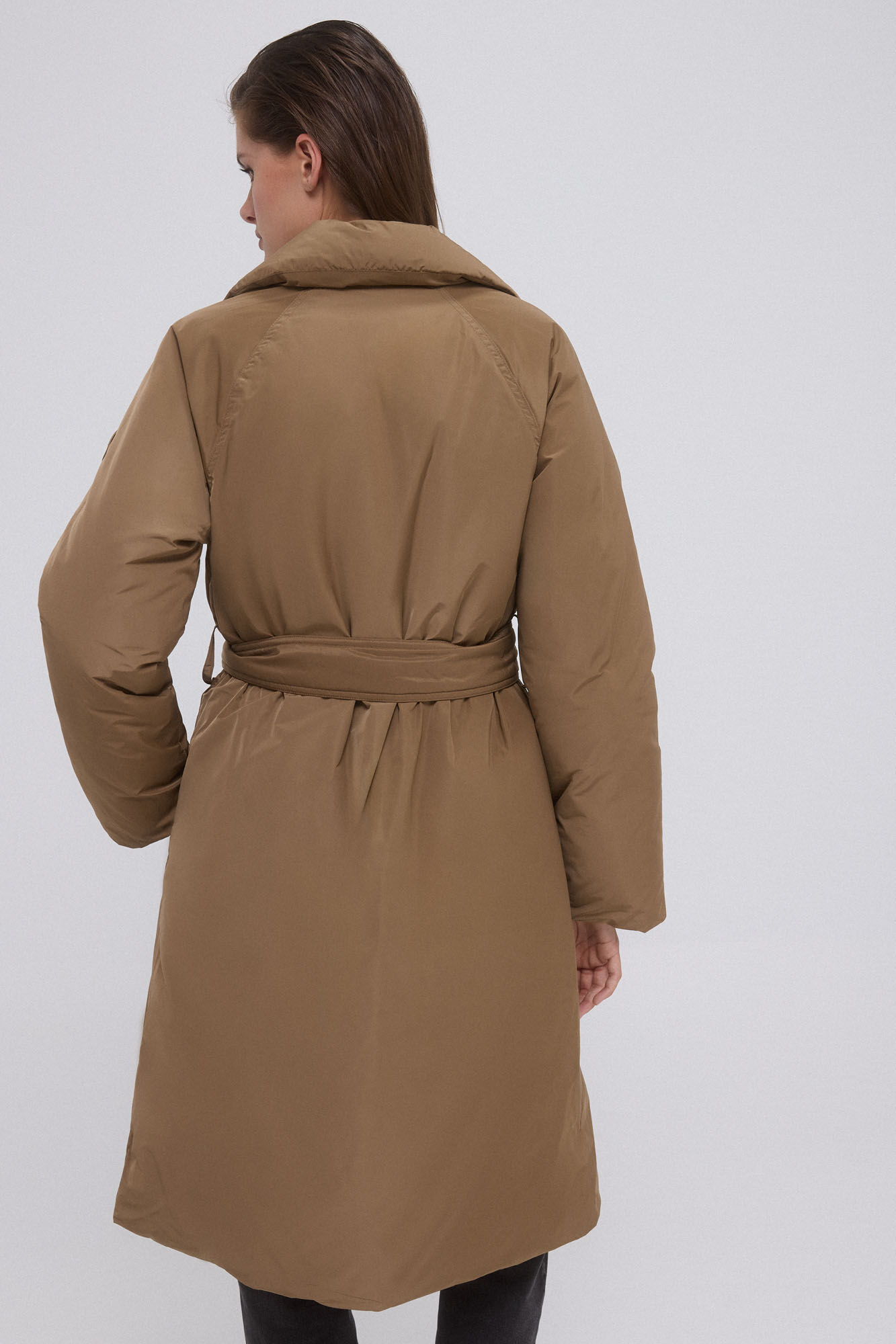 Pedro del Hierro Gabardina acolchada Beige