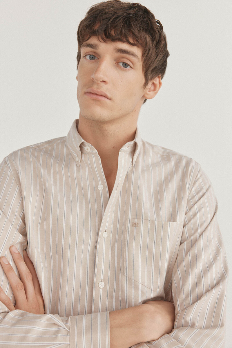 pedro del hierro Camisa non iron oxford rayas Ofertas Ropa