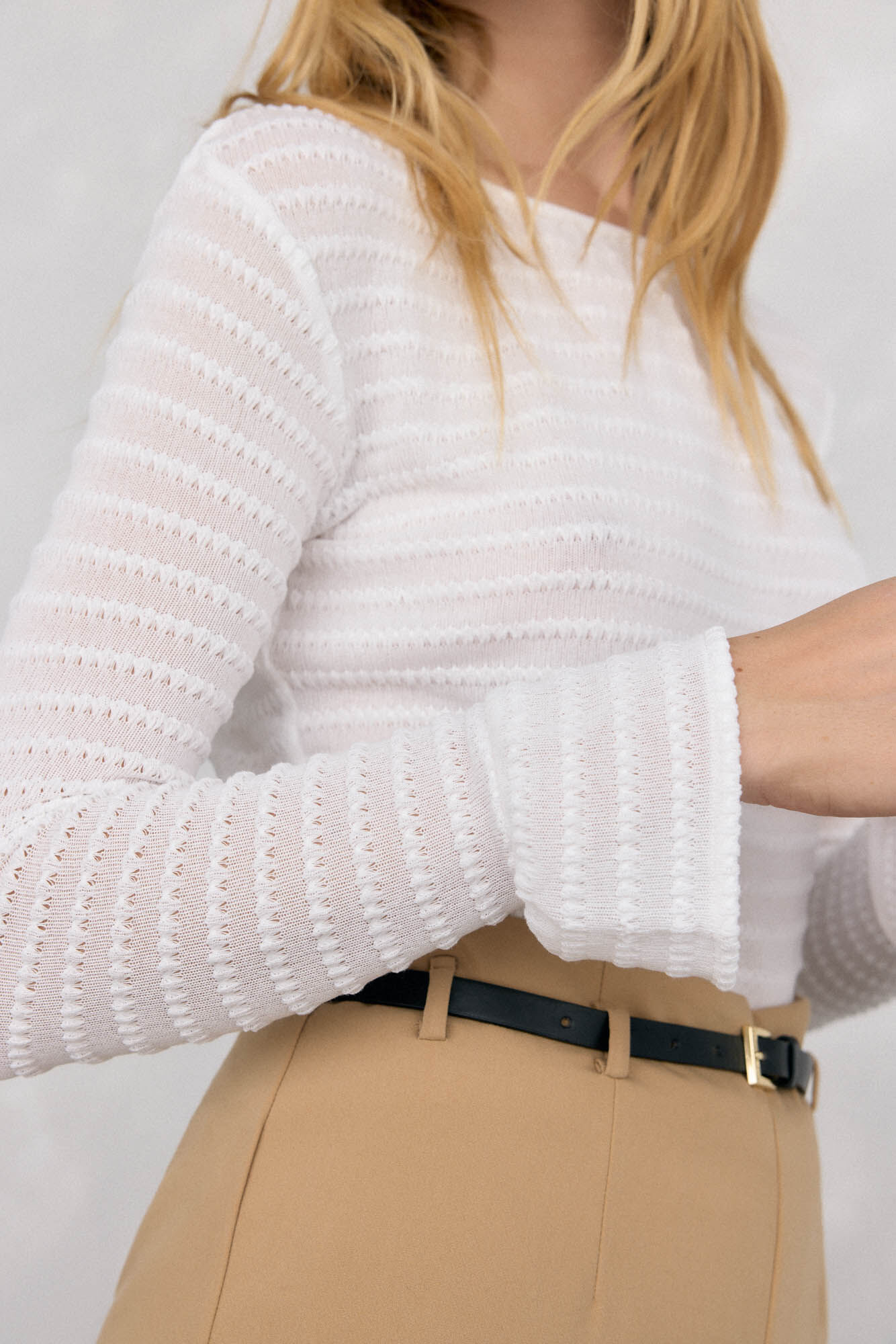 Pedro del Hierro Structured gathered T-shirt