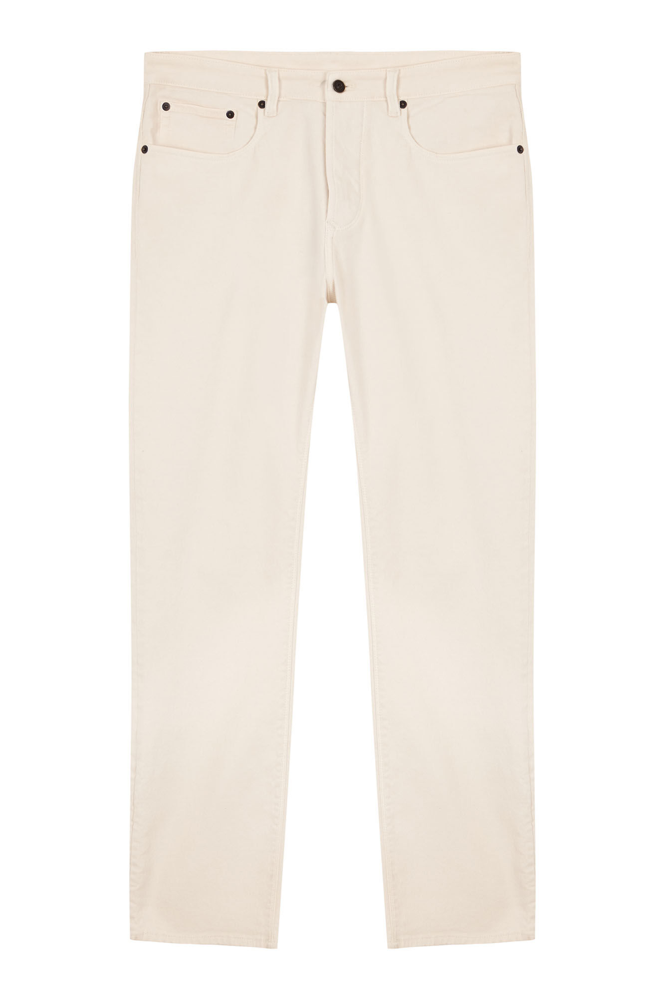 Pedro del Hierro Coloured slim fit 5-pocket trousers. Beige
