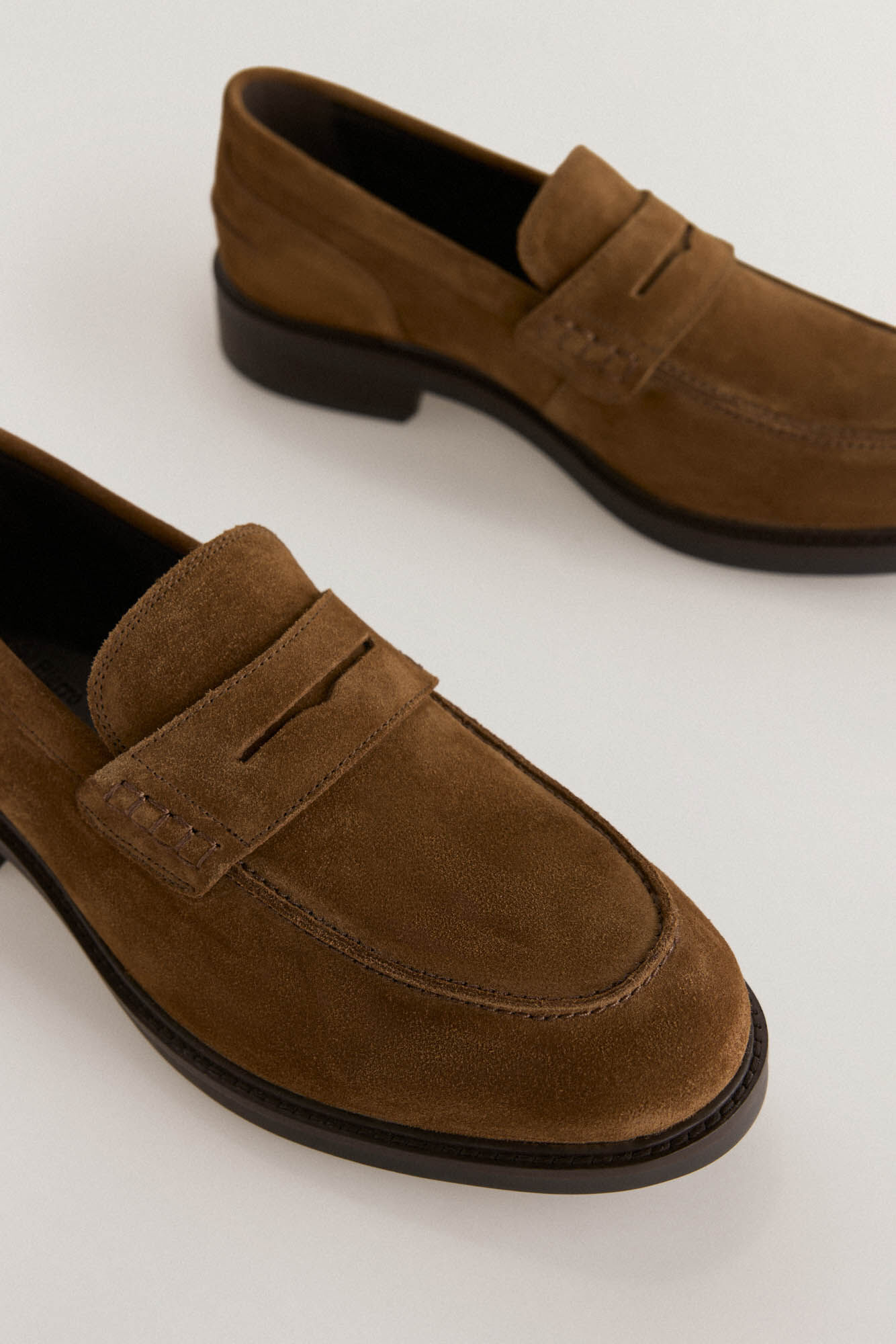 Pedro del Hierro Mocassim esportivo de pele Marrom