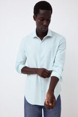 Pedro del Hierro Plain jersey-knit shirt Blue