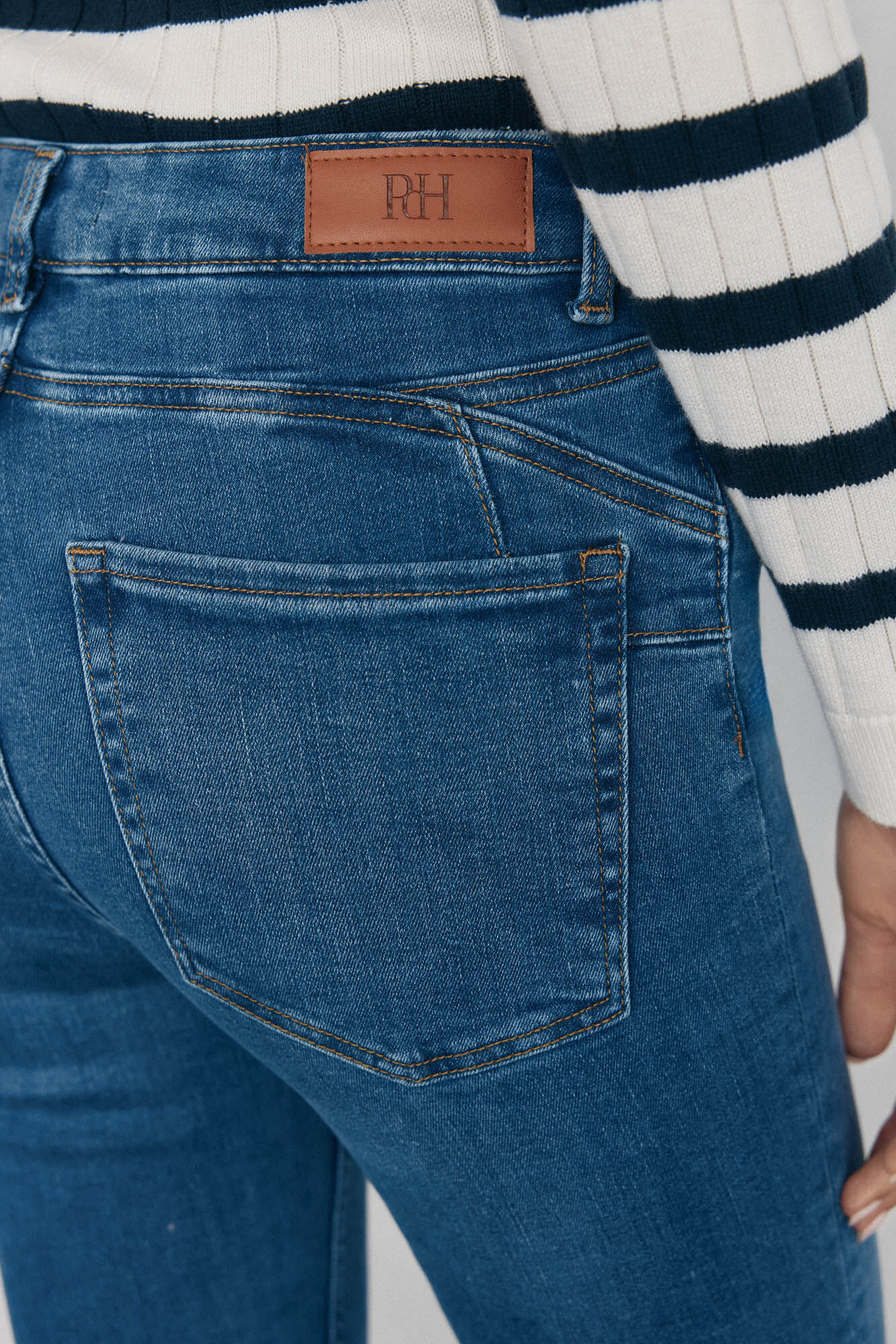 Pedro del Hierro Jeans push up Azul