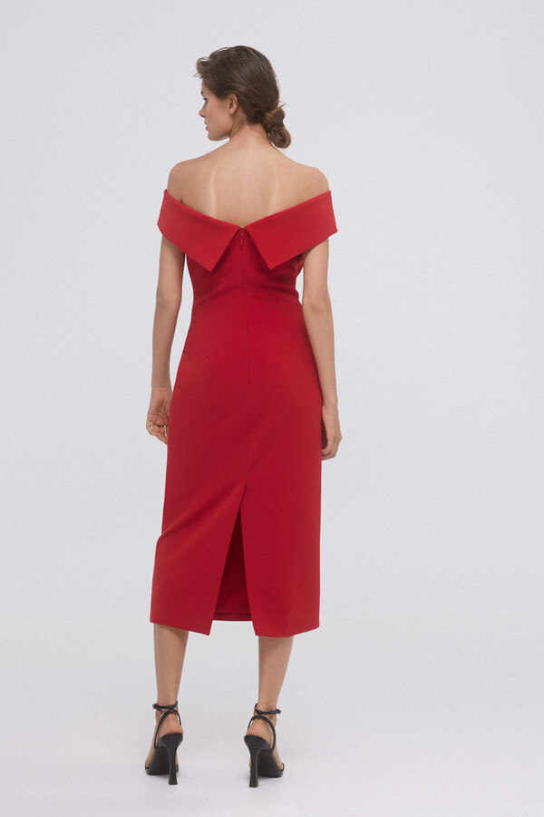 Bodycon off the shoulder dress | Women's dresses | Pedro del Hierro Bodycon off the shoulder dress | Women's dresses | Pedro del Hierro