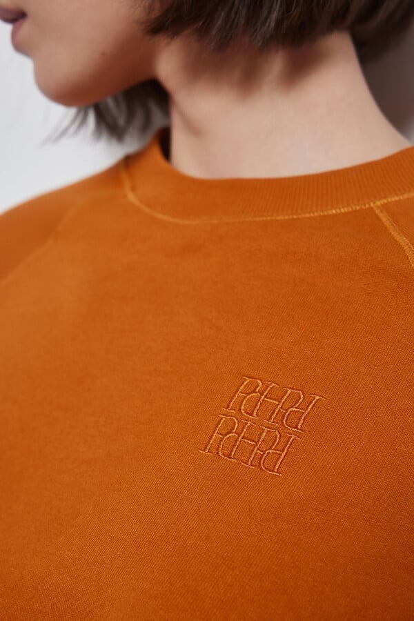 Pedro del Hierro Plain logo hoodie Orange