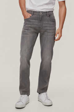 Pedro del Hierro Super-soft slim jeans Grey