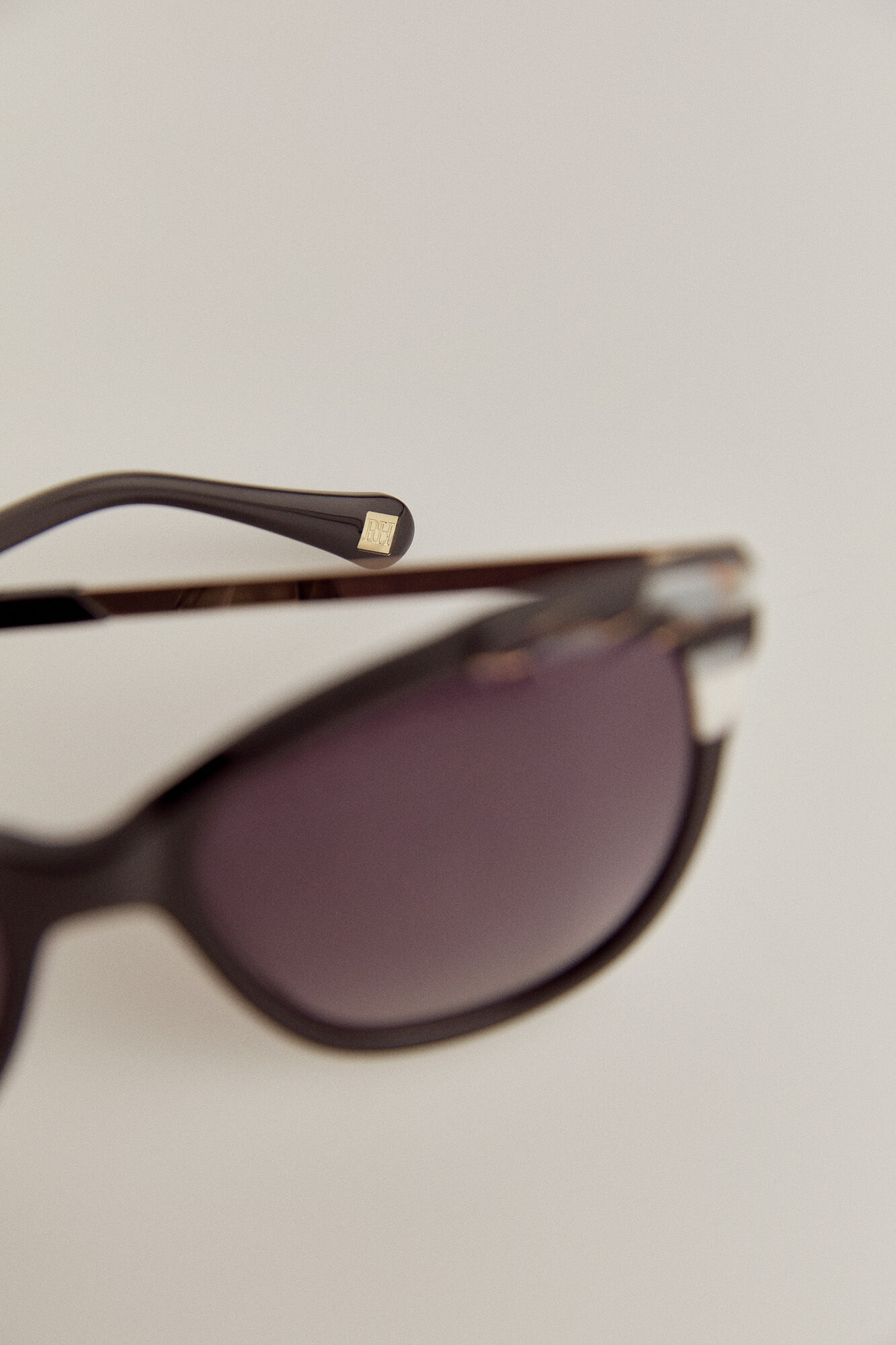 Pedro del Hierro Black and white tortoiseshell sunglasses Black