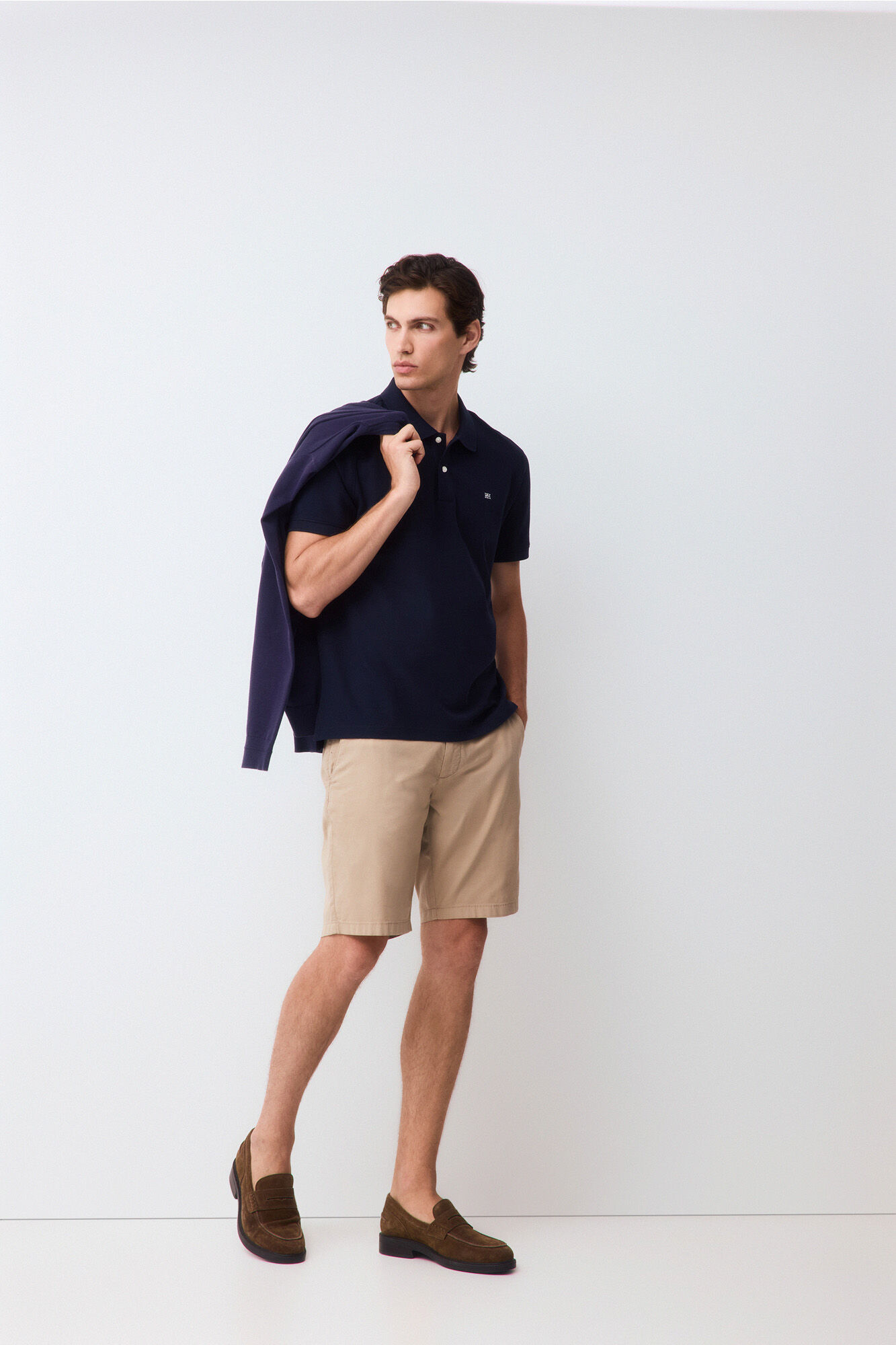Pedro del Hierro Polo b&aacute;sico slim piqu&eacute;