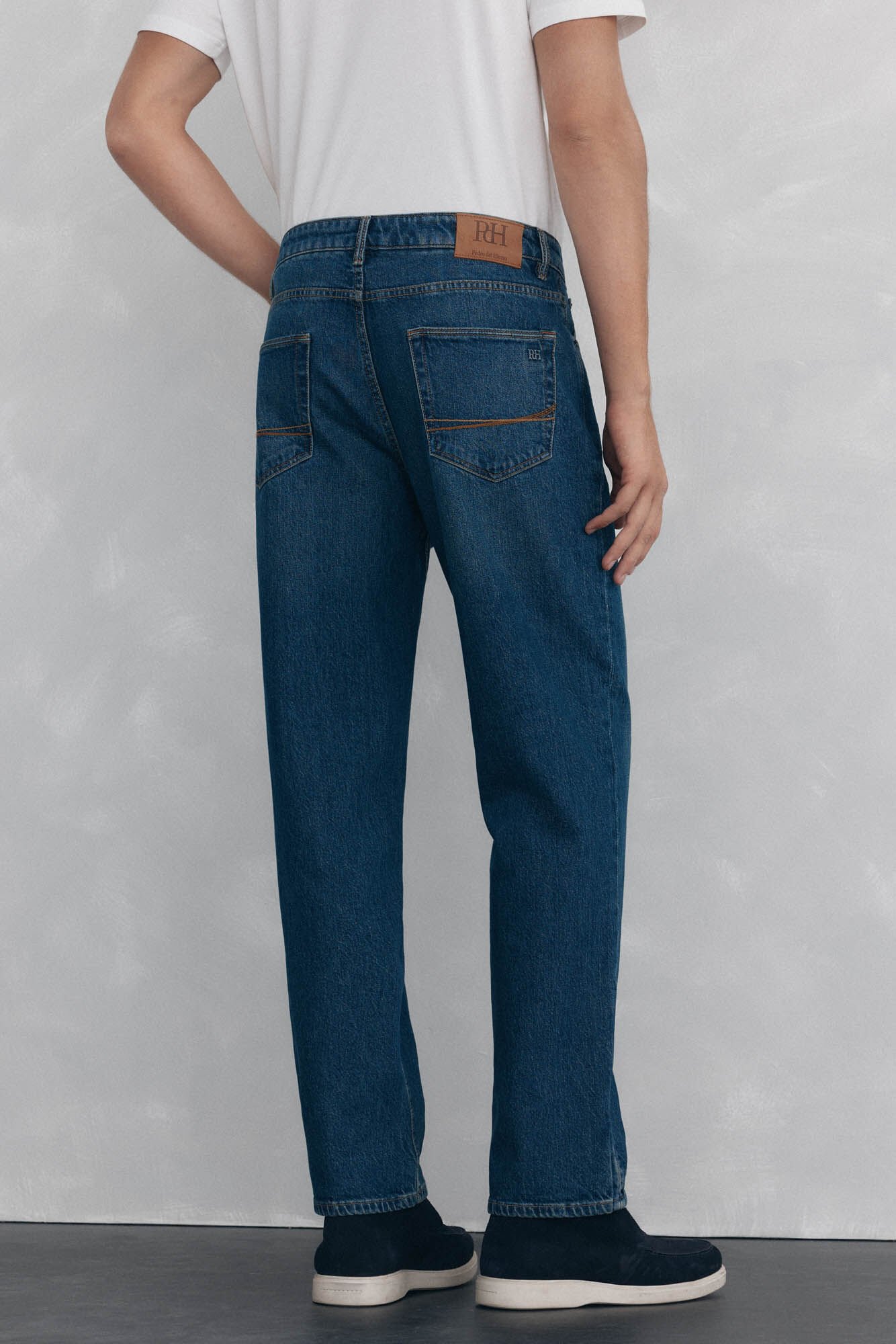 Pedro del Hierro Straight-fit jeans Blue