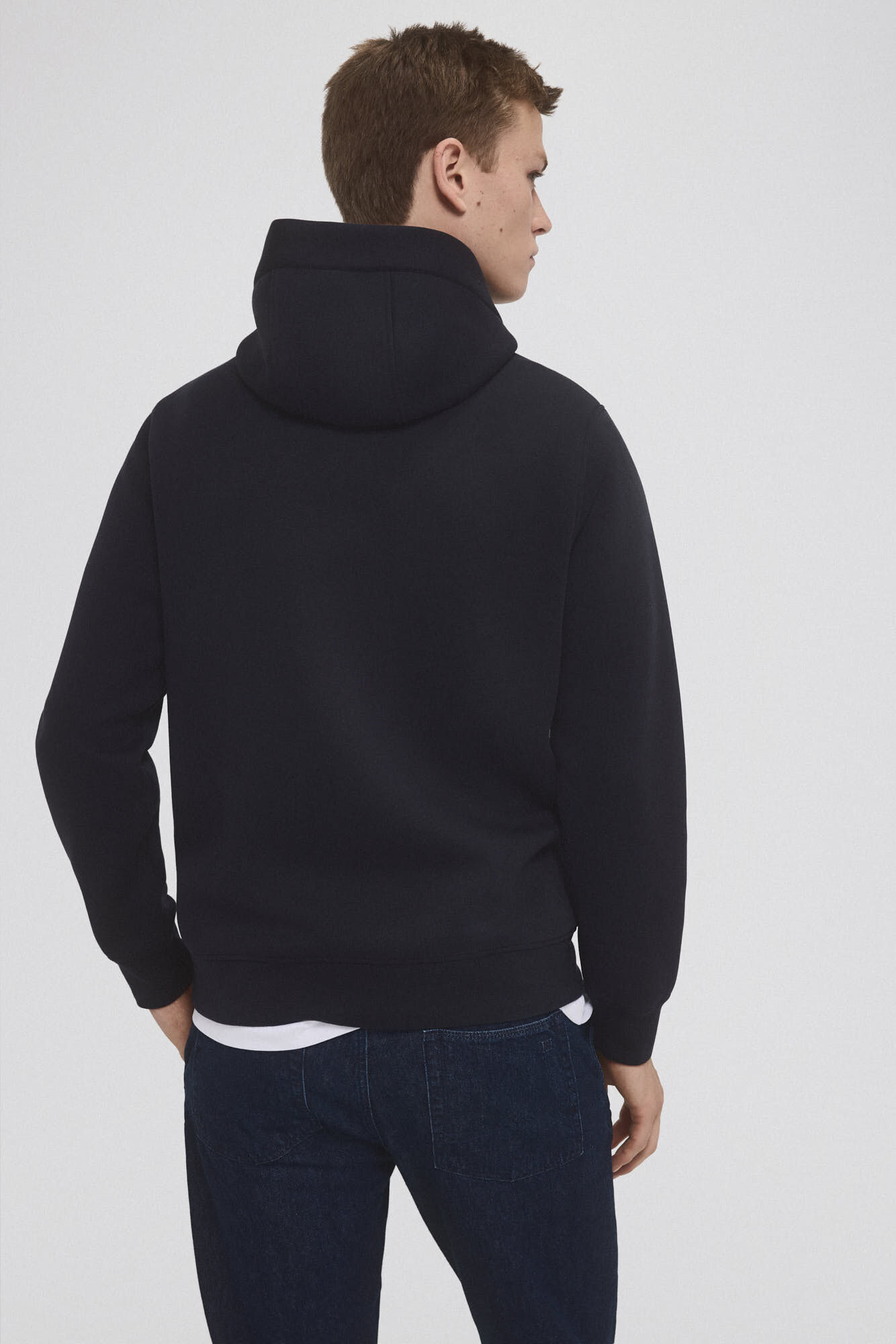 Pedro del Hierro Sudadera con capucha tejido t&eacute;cnico Azul