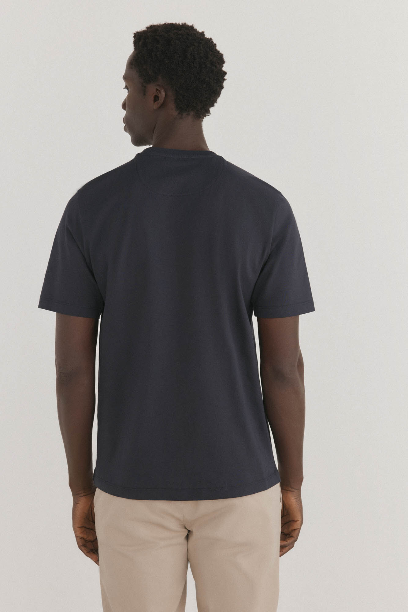 Pedro del Hierro Basic T-shirt Blue