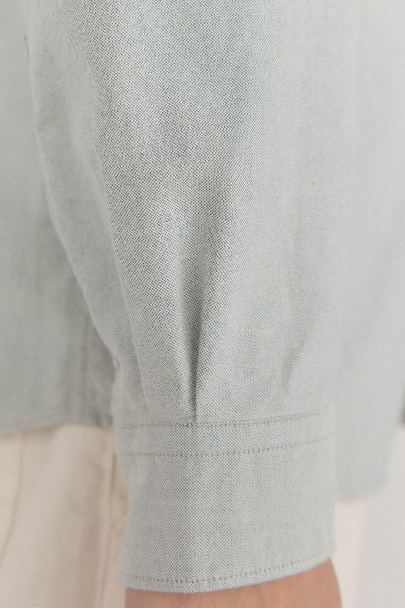 Pedro del Hierro Iconic plain oxford shirt Green