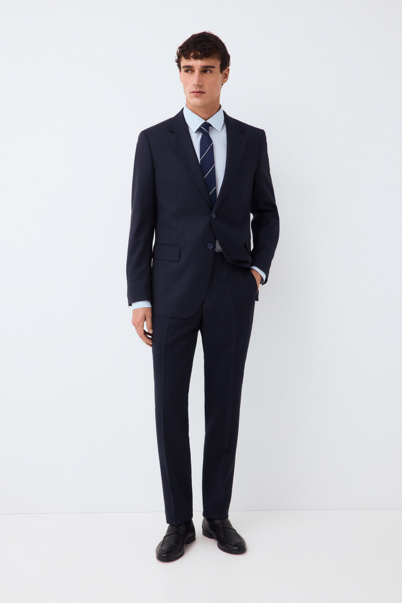 Pedro del Hierro Houndstooth slim fit tailored trousers