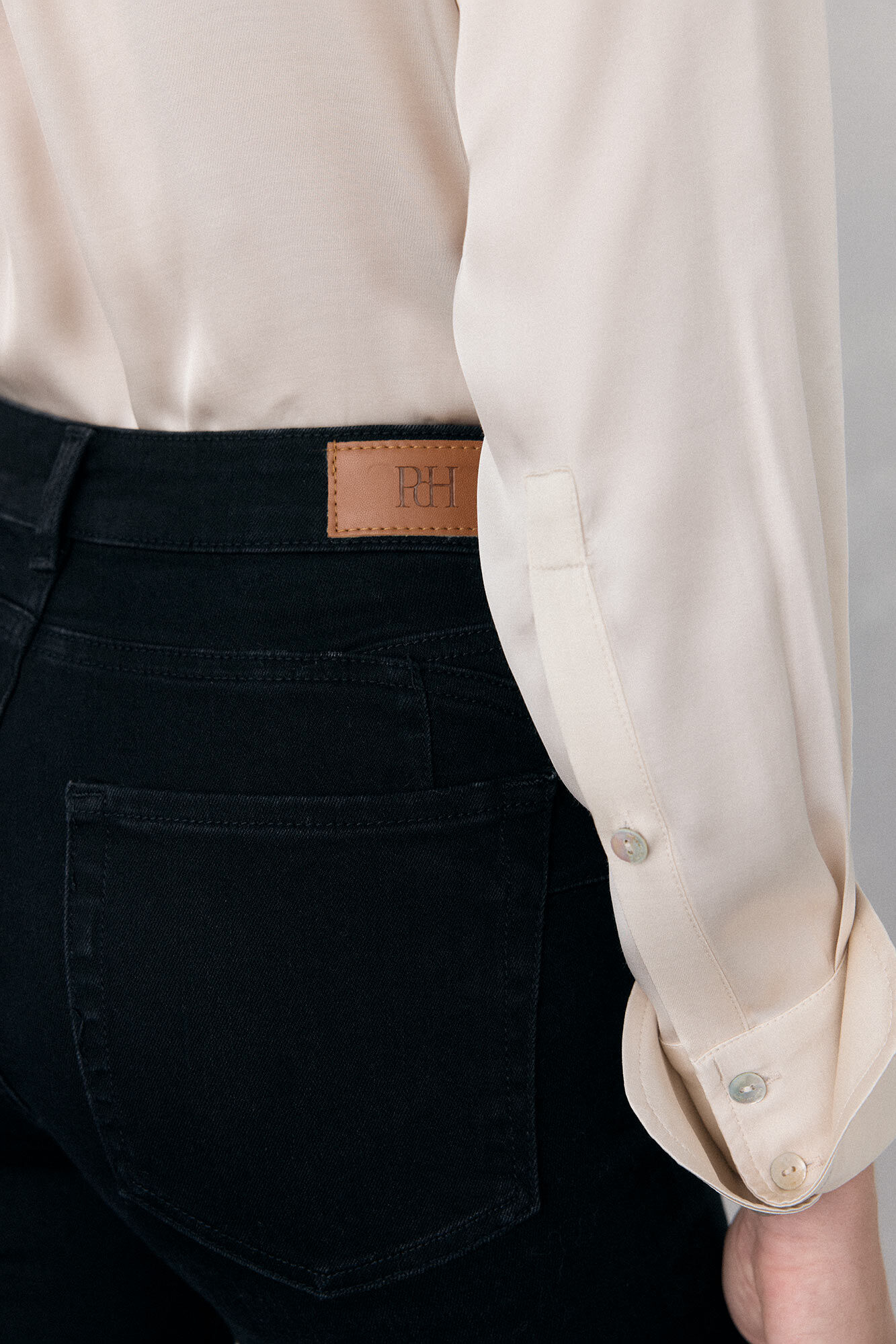 Pedro del Hierro Push up flare jeans Black