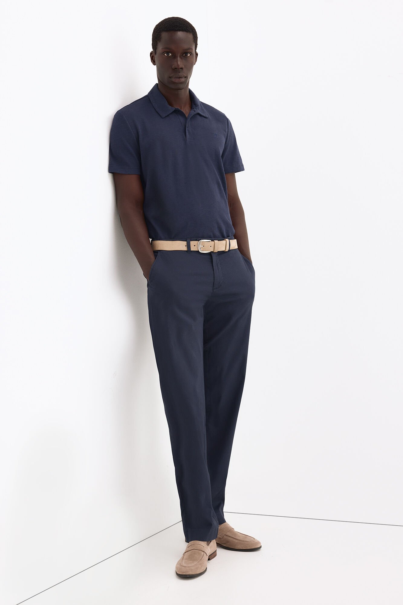 Pedro del Hierro Regular fit textured chinos
