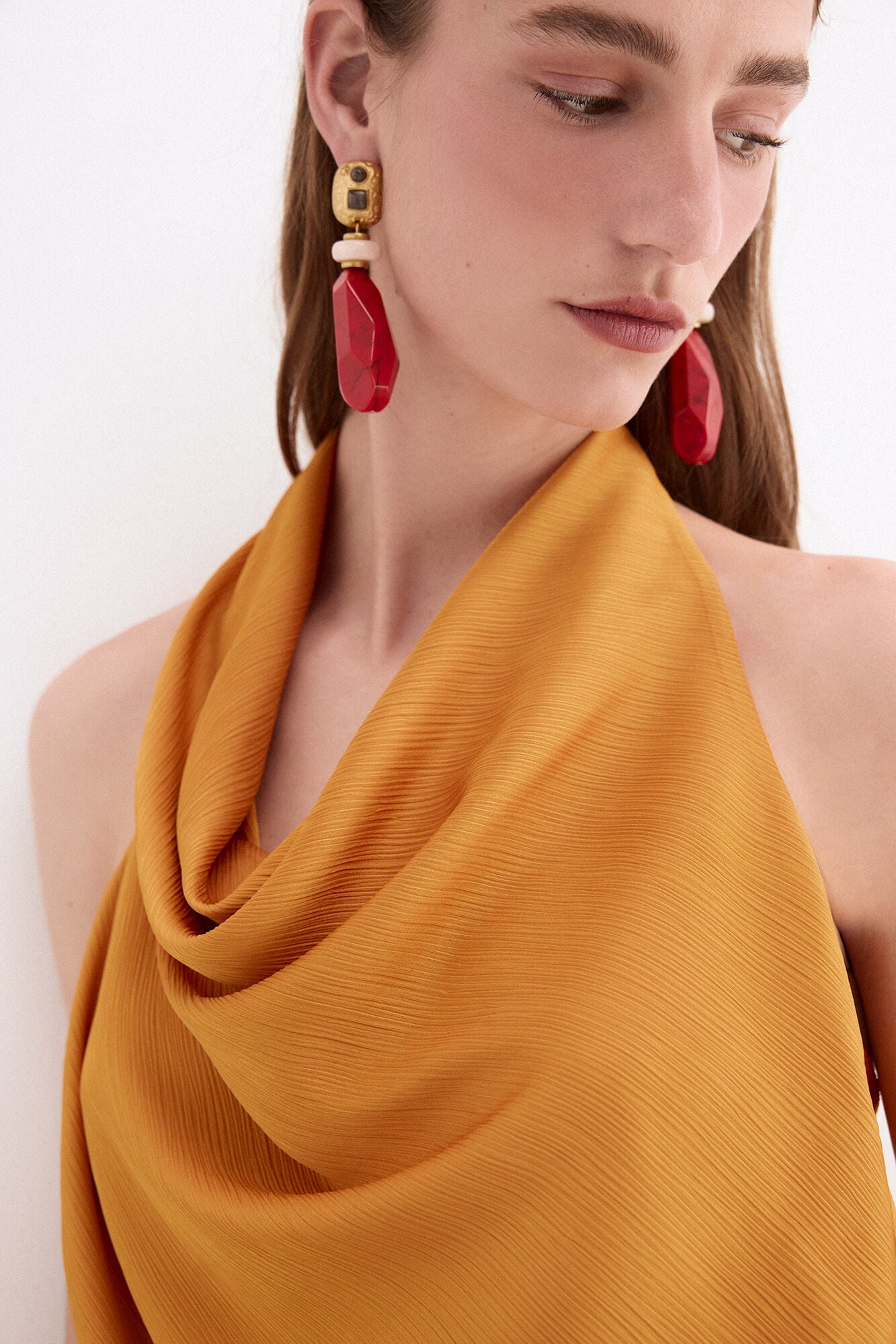 Pedro del Hierro Halterneck top Yellow