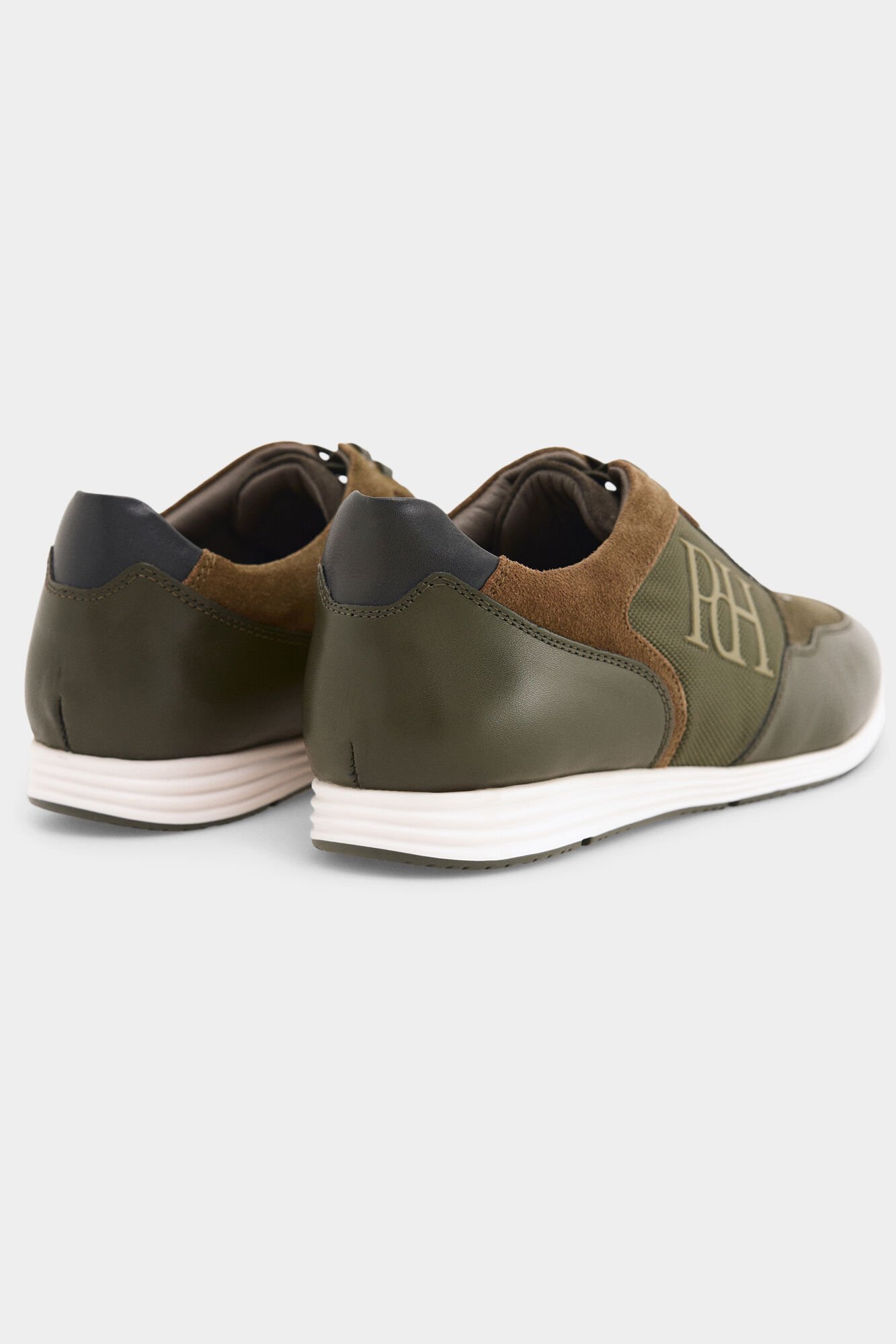 Pedro del Hierro Iconic rubber-soled sneaker Green