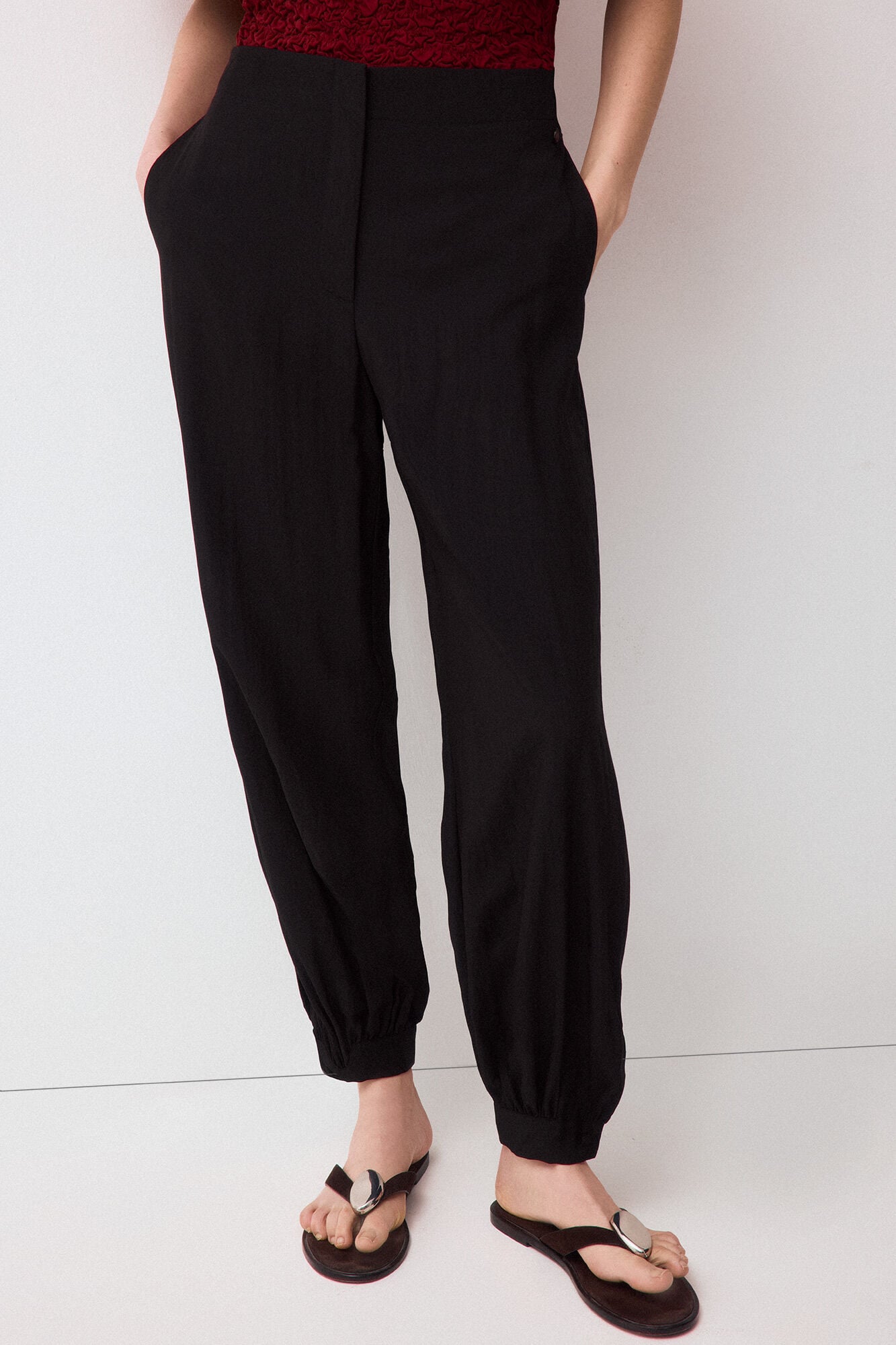 Pedro del Hierro Harem trousers Black