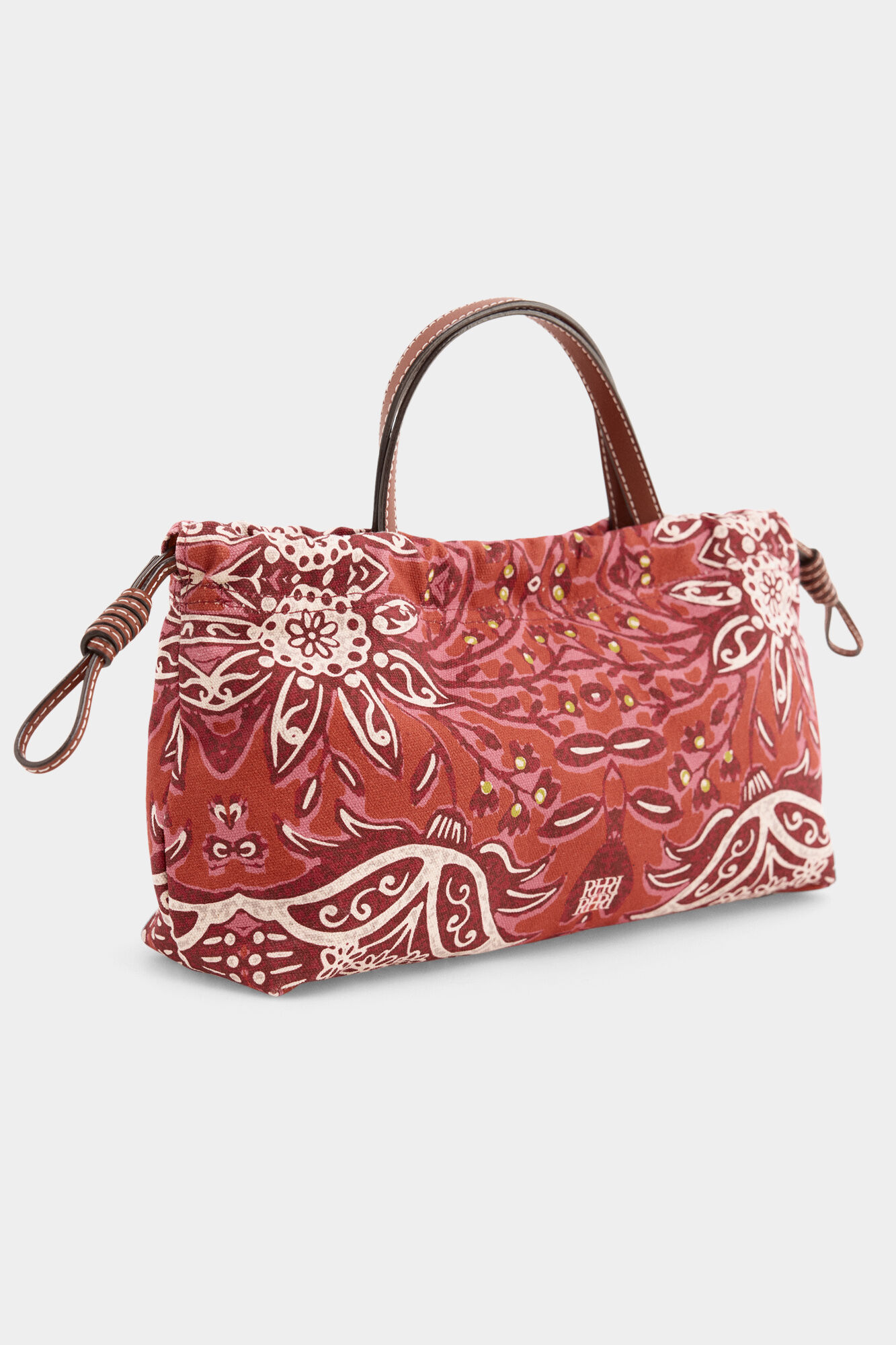 Pedro del Hierro Printed crossbody bag Beige