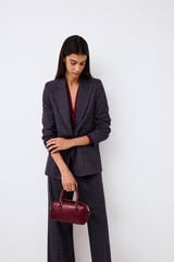 Pedro del Hierro Checked fitted blazer Blue