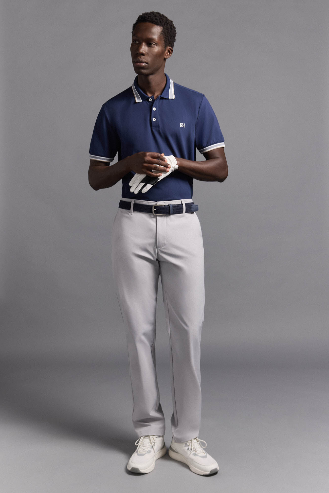 Pedro del Hierro Plain golf polo Blue