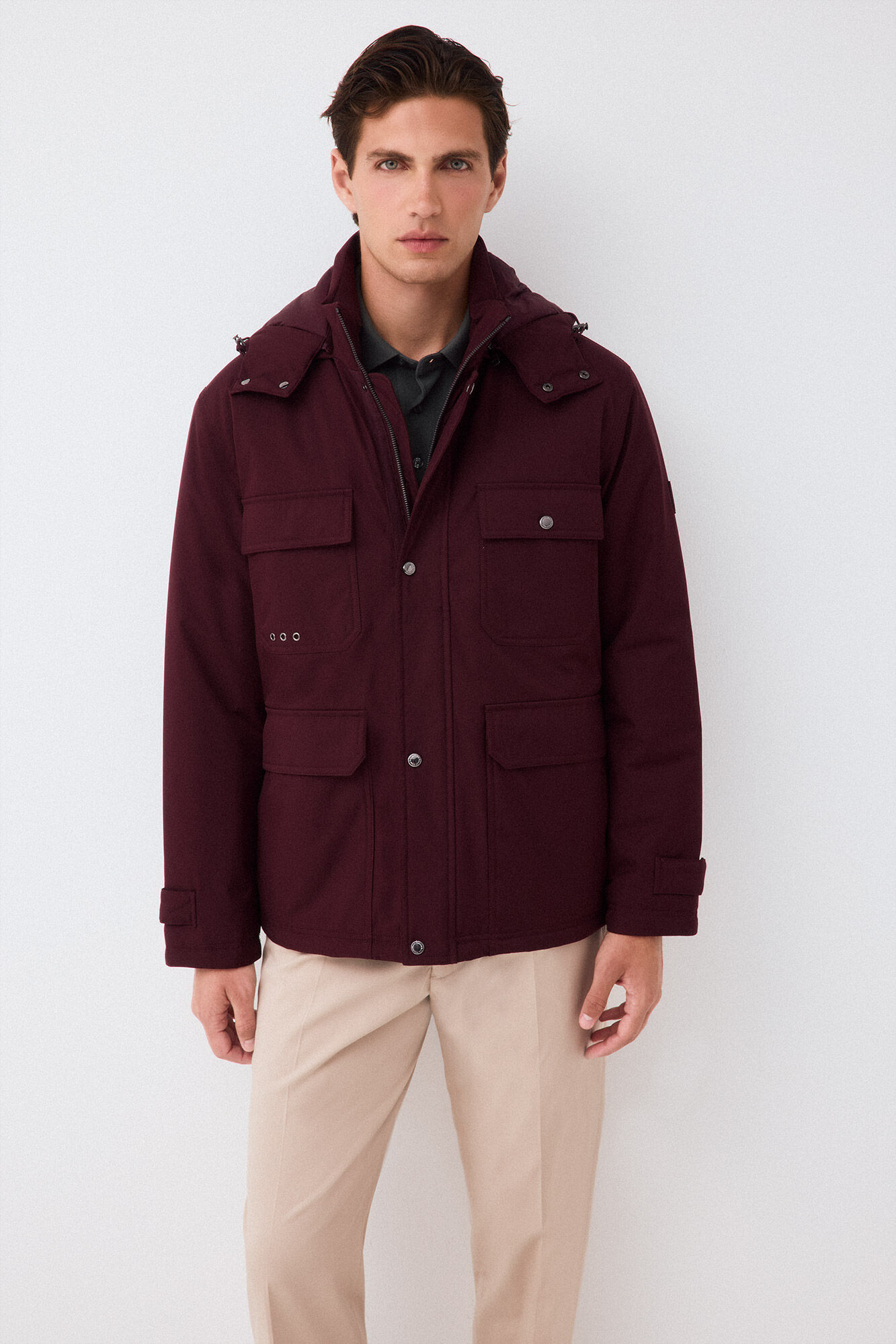 Pedro del Hierro Four-pocket field jacket