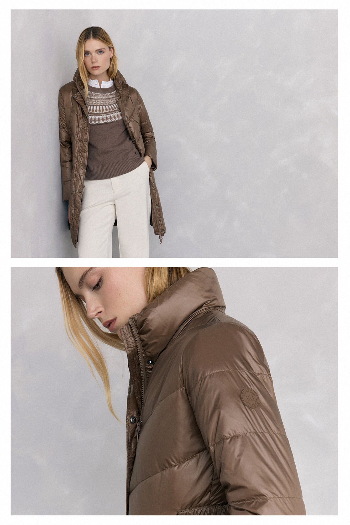 Pedro del Hierro Parka larga cintur&oacute;n