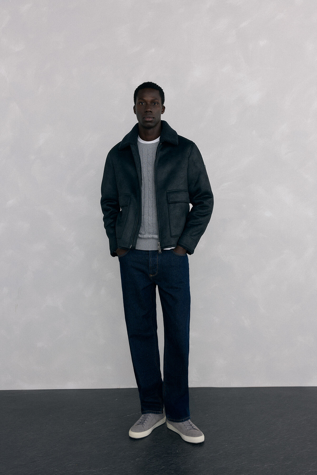 Pedro del Hierro Cotton and cashmere sweater