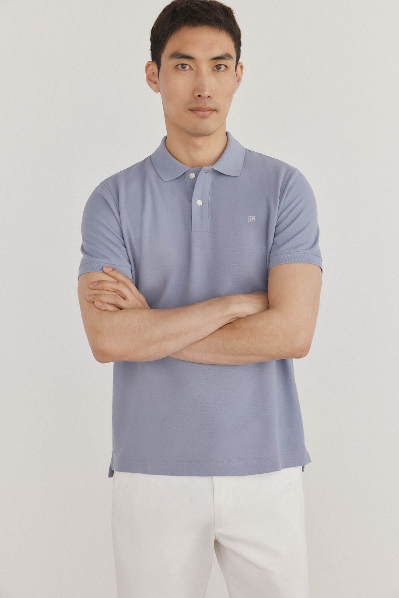 Pedro del Hierro Polo b&aacute;sico regular em piqu&eacute;