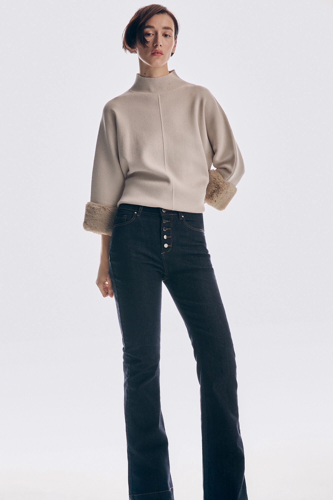 Pedro del Hierro Flared jeans Blue