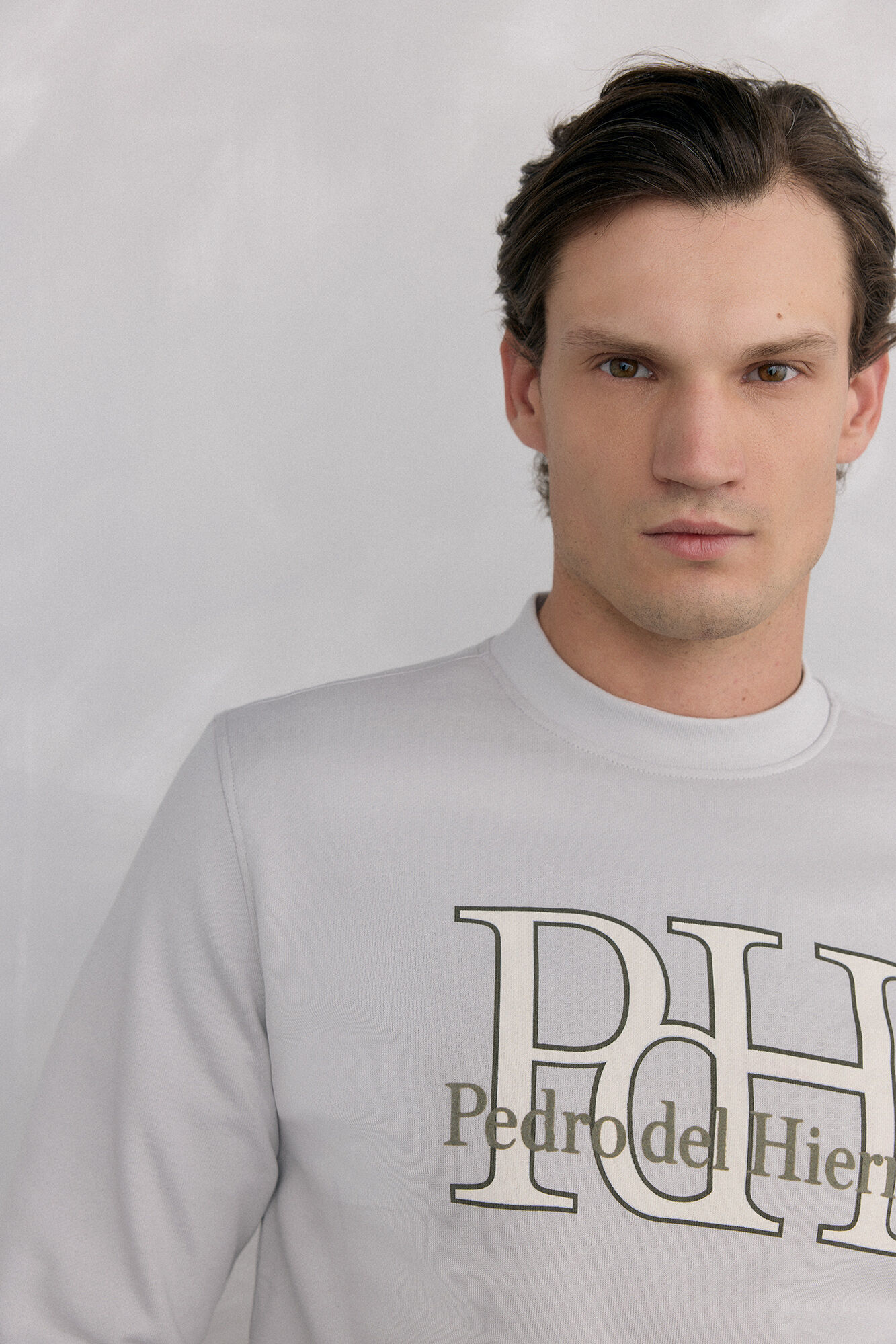 Pedro del Hierro Sweatshirt logo crew neck